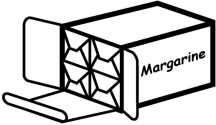 box of margarine