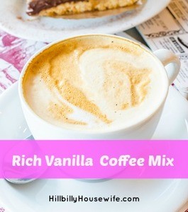 Yummy Vanilla Coffee Mix