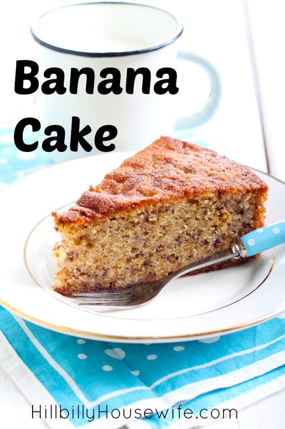 Slice of Banana Cake