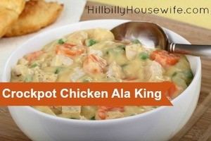 Creamy Chicken Ala King Made in the Crockpot 