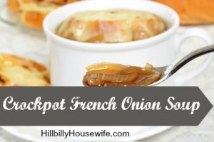 Slowcooker French Onion Soup