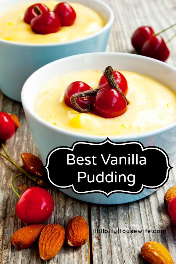 The Best Homemade Vanilla Pudding