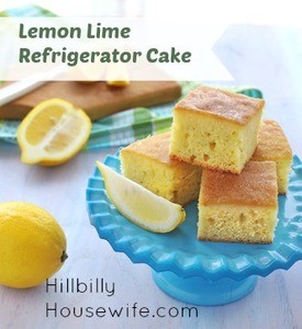 Slices of lemon cake