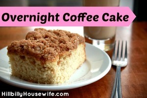 Overnight Coffee Cake Recipe