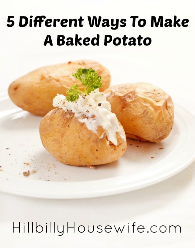 Plate of baked potatoes