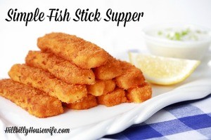 Simple Fish Stick Supper