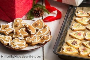 Christmas Cookies on a Plate