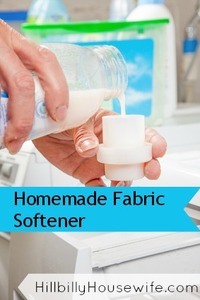 Recipe for inexpensive homemade fabric softener