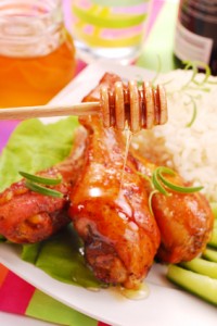 baked chicken legs with honey