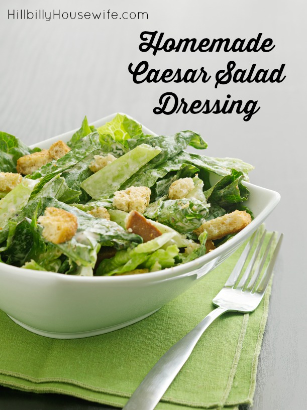 Homemade Caesar Salad Dressing