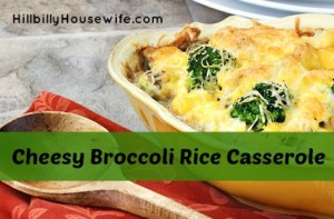 Cheesy Broccoli and Rice Casserole