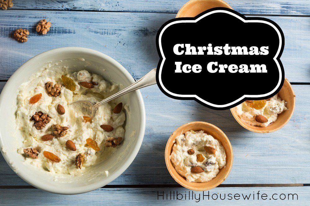 Looking for a fun Christmas dessert? Look no further than this yummy and easy to make ice cream. Made with dried fruit (and nuts if you like). Tasty and festive.