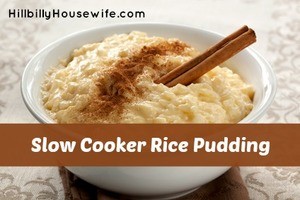 Crockpot Rice Pudding