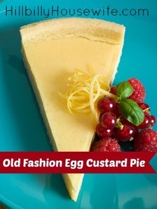 Egg Custard Pie