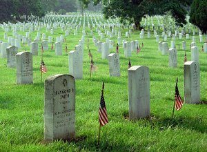 Memorial Day Flags At Arlington National Cemetery