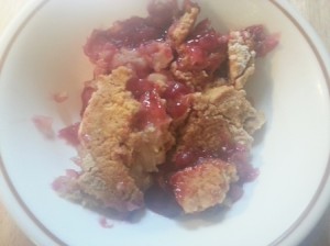 Dump Cake In A Bowl