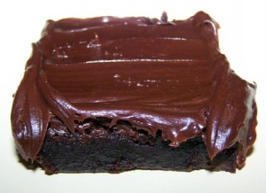 frosted brownie