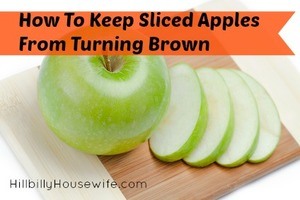 The Best Way To Prevent Cut Apples From Browning