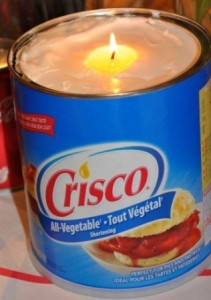 Crisco Candle