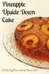 Pineapple Upside Down Cake Bake up a delicious pineapple upside down cake - cast iron skillet optional.