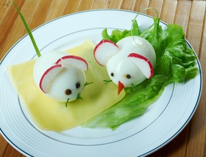 Hard Boiled Egg Mice