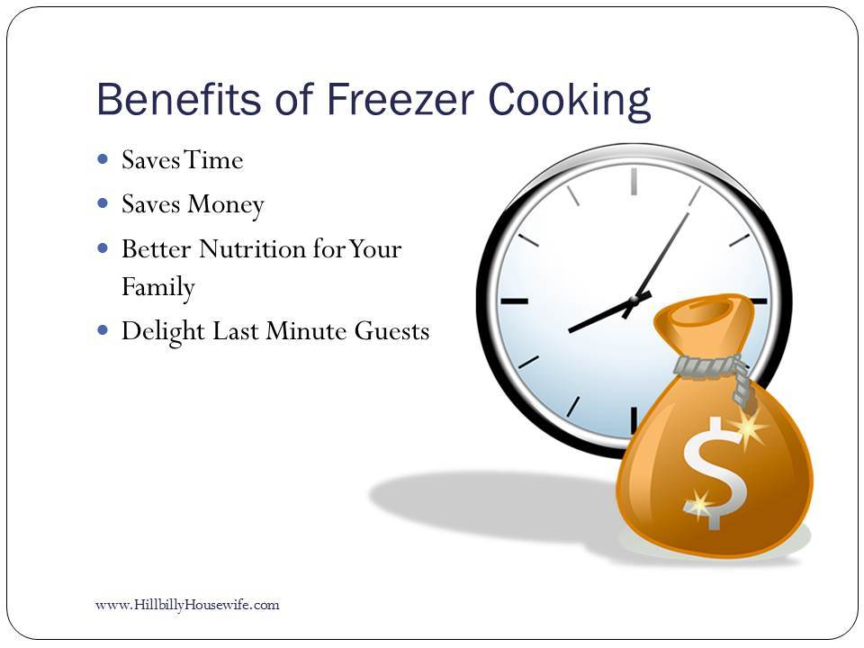 Benefits of Freezer Cooking