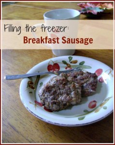 breakfast sausage