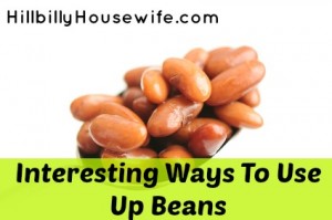 Interesting Ways to Use Up Beans