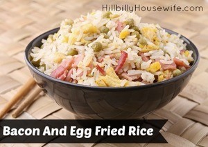 Bacon And Egg Fried Rice