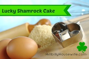 Lucky Shamrock Cake