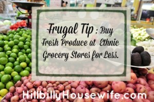 Frugal Tip for Buying Produce