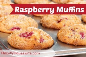 Raspberry muffins 