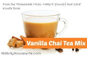 Homemade Vanilla Chai Tea Mix