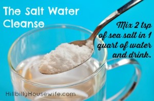 Salt Water Cleanse Recipe