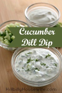 Cucumber Dill Dip Recipe