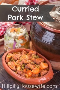 Curried Pork Stew From The Slowcooker