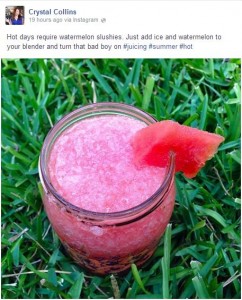 watermelon slushie