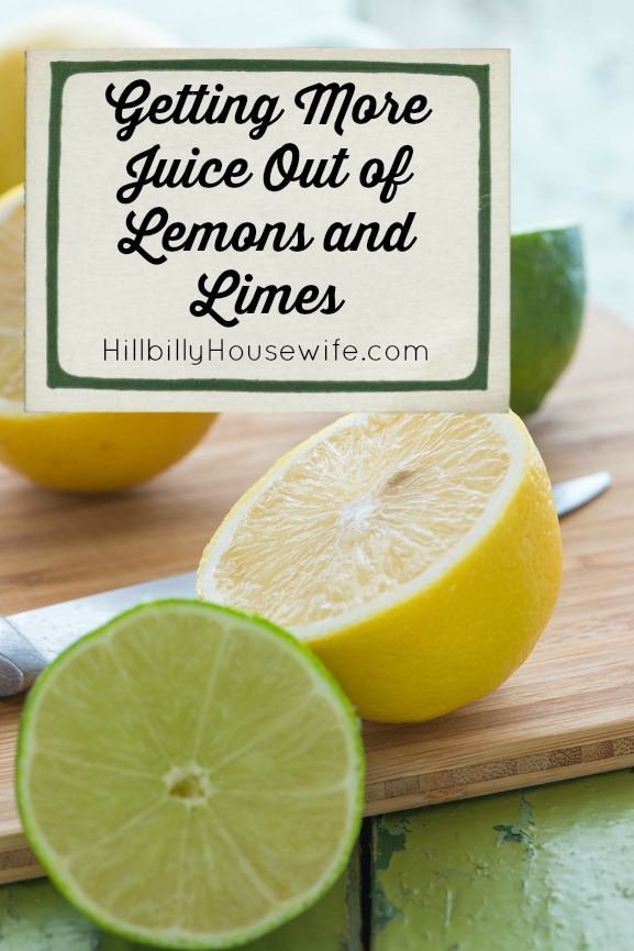 Getting more juice out of lemons and limes