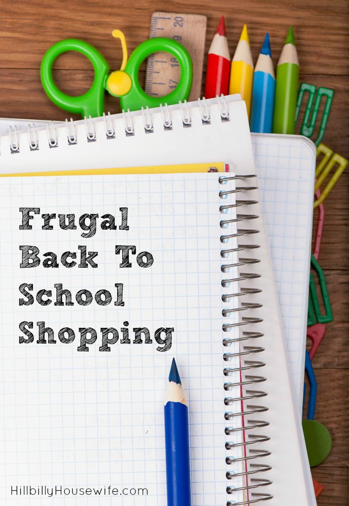 Frugal Back to School Shopping