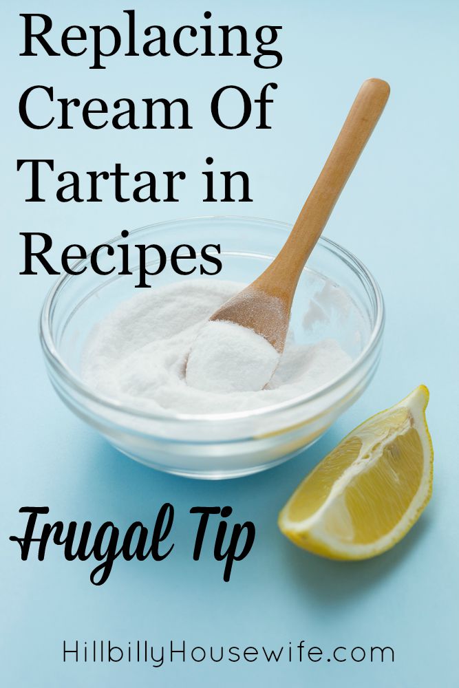 Don't run to the store because a recipe calls for cream of tartar and you don't have any. Here's some easy substitutions that should be sitting in your pantry already. 