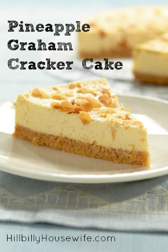 Pineapple Graham Cracker Pie