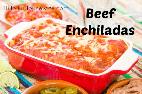 My favorite recipe for making beef enchiladas from scratch. 