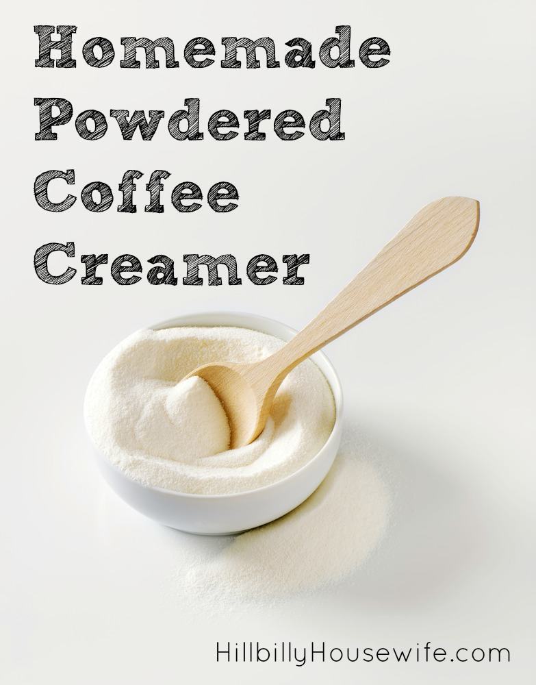 Homemade Powdered Coffee Creamer