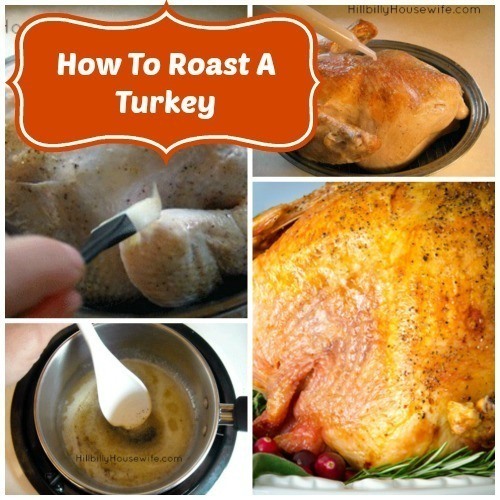 Roasting a Turkey step-by-step. 