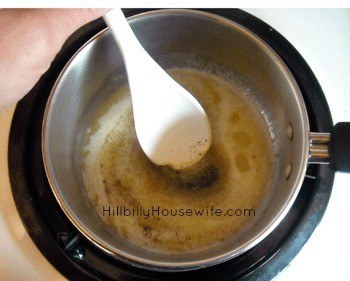 Melted Butter with Salt and Pepper