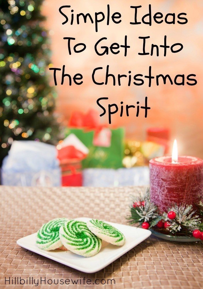 12 Simple ideas to help you get int the Christmas Spirit