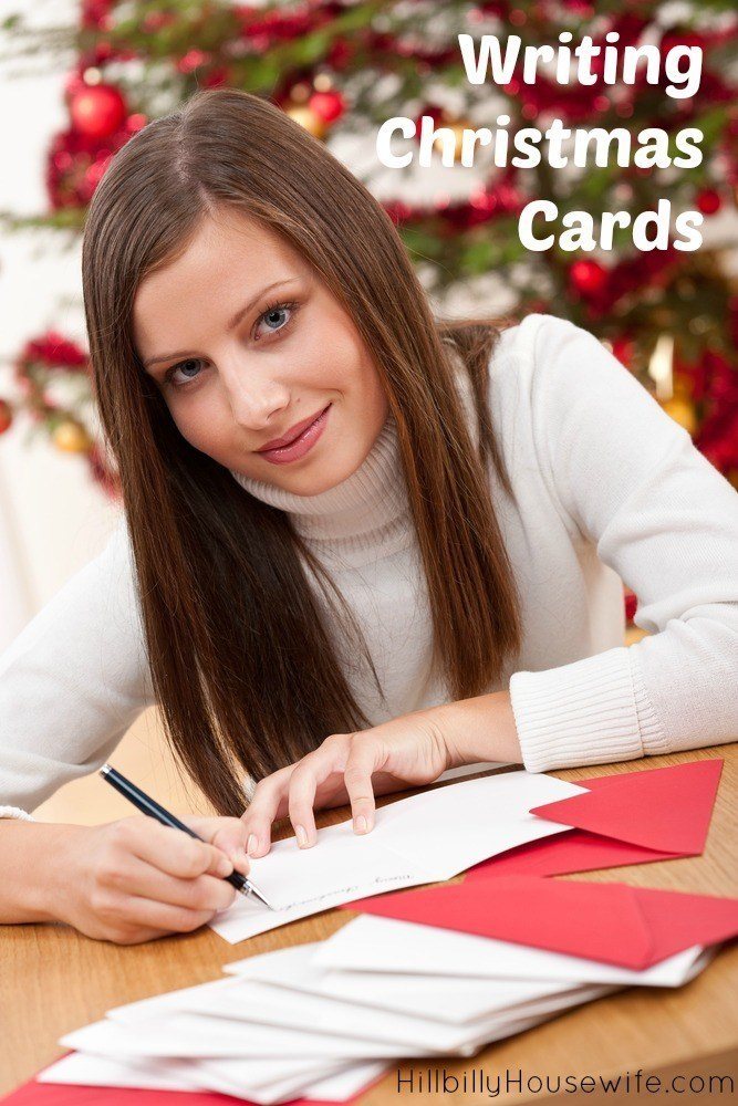 It's time to spread holiday cheer and write some Christmas Cards to loved ones.