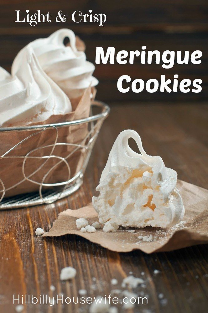 All it takes is a few simple ingredients and a little patience to make these delicious, "melt-in-your-mouth" meringue cookies.