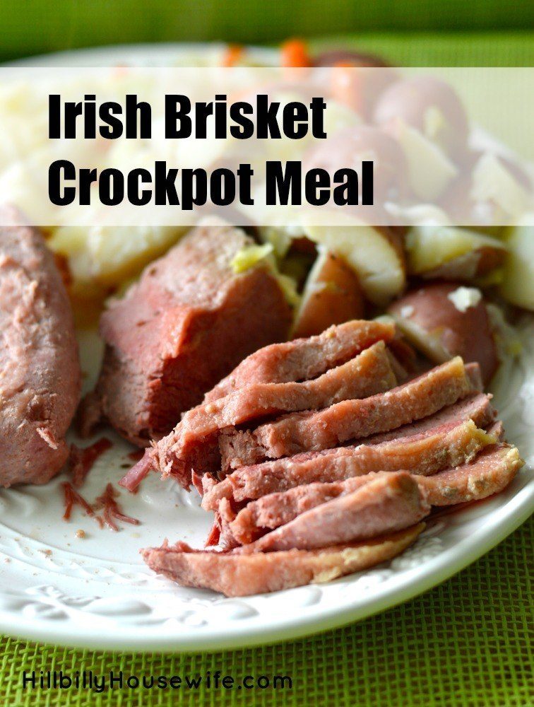 A simple way to fix a traditional corned beef and cabbage dish in your slowcooker. Perfect for St. Patrick's Day