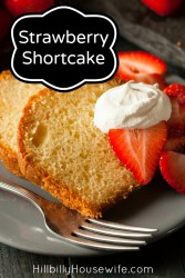 Homemade Strawberry Shortcake